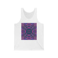 Abstract Purple Mandala Tank Top — Geometric Psychedelic Art Tee